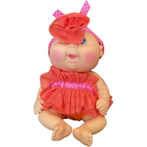 Cabbage Patch Kids Scrubby Time Tiny Newborn Doll 9" - Picture 2 of 5
